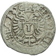 1 Kreuzer - Heinrich, Bohemia, 1630 reverse image