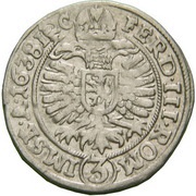 3 Kreuzers - Heinrich, Bohemia, 1627-1639 reverse image