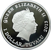 1 Dollar - Elizabeth II Diamond Jubilee - Oak leaves and Acorns obverse image