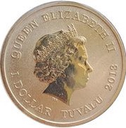 1 Dollar - Elizabeth II Yellow-billed Kingfisher obverse image