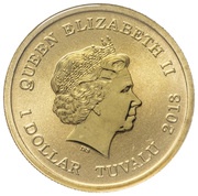 1 Dollar - Elizabeth II Striated Pardalote obverse image