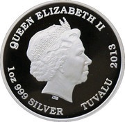 1 Dollar - Elizabeth II Werewolf; Silver Bullion obverse image