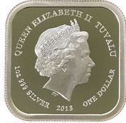 1 Dollar - Elizabeth II Red Square obverse image