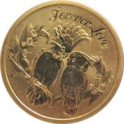 1 Dollar - Elizabeth II Romance, Tuvalu, 2014 reverse image