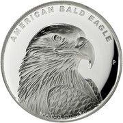 1 Dollar - Elizabeth II American Bald Eagle, Tuvalu, 2014 reverse image