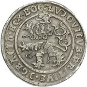 ½ Guldengroschen/Joachimsthaler, Bohemia, 1519-1527 reverse image