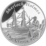 1 Dollar - Elizabeth II The Gloria Scott, Tuvalu, 2014 reverse image