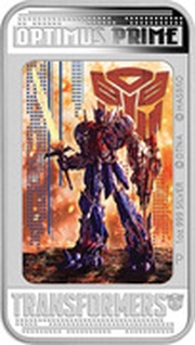 1 Dollar - Elizabeth II Optimus Prime, Tuvalu, 2014 reverse image