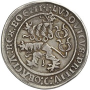 ½ Guldengroschen/Joachimsthaler, Bohemia, 1519-1527 reverse image