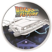 1 Dollar - Elizabeth II Back to the Future, Tuvalu, 2015 reverse image
