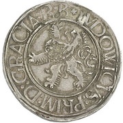 ½ Guldengroschen/Joachimsthaler, Bohemia, 1519-1527 reverse image