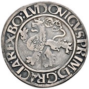 ½ Guldengroschen / Joachimsthaler - Louis I Jagellon, Bohemia, 1523-1527 reverse image