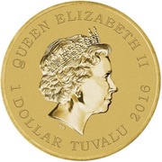 1 Dollar - Elizabeth II Snow Leopard obverse image
