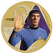 1 Dollar - Elizabeth II Spock, Tuvalu, 2016 reverse image