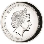 1 Dollar - Elizabeth II USS Enterprise NCC-1701 obverse image