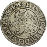 ½ Guldengroschen/Joachimsthaler, Bohemia, 1526 reverse image