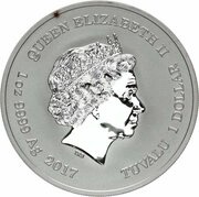 1 Dollar - Elizabeth II Spider-man obverse image