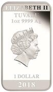 1 Dollar - Elizabeth II Chinese Wedding Bar obverse image