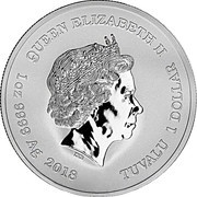 1 Dollar - Elizabeth II Iron Man obverse image