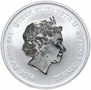 1 Dollar - Elizabeth II Three-Legged Money Toad obverse image