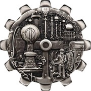 1 Dollar - Elizabeth II Electricity, Tuvalu, 2018 reverse image