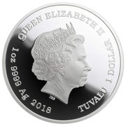 1 Dollar - Elizabeth II Green Tree Python obverse image