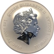 1 Dollar - Elizabeth II Deadpool obverse image