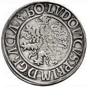 1 Guldengroschen / Joachimsthaler Louis I Jagellon, Bohemia, 1519-1523 reverse image