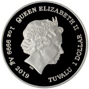 1 Dollar - Elizabeth II The Periodic Table obverse image