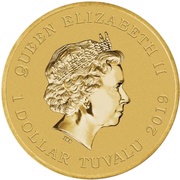 1 Dollar - Elizabeth II 4th Portrait; D-Day 75th Anniversary obverse image