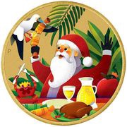 1 Dollar - Elizabeth II Christmas 2019, Tuvalu, 2019 reverse image
