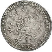 1 Guldengroschen Joachimsthaler, Bohemia, 1520 reverse image