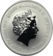 1 Dollar - Elizabeth II Captain America obverse image