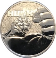 1 Dollar - Elizabeth II Hulk, Tuvalu, 2019 reverse image