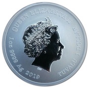 1 Dollar - Elizabeth II Homer Simpson obverse image