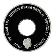 1 Dollar - Elizabeth II The Simpsons Donut obverse image