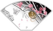 1 Dollar - Elizabeth II Year of the Mouse Quadrant: Top, Tuvalu, 2020 reverse image