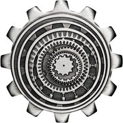 1 Dollar - Elizabeth II Industry in Motion, Tuvalu, 2020 reverse image