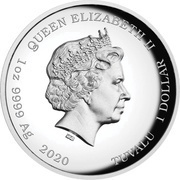 1 Dollar - Elizabeth II James Bond 007, gilded obverse image