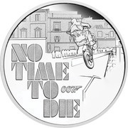 1 Dollar - Elizabeth II James Bond: No Time To Die, Tuvalu, 2020 reverse image