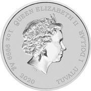 1 Dollar - Elizabeth II Krusty the Clown obverse image
