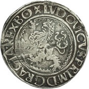 1 Guldengroschen/Joachimsthaler, Bohemia, 1525 reverse image