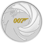 1 Dollar - Elizabeth II James Bond, Tuvalu, 2021 reverse image
