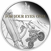 1 Dollar - Elizabeth II For Your Eyes Only, Tuvalu, 2021 reverse image