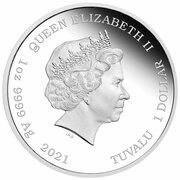 1 Dollar - Elizabeth II Itchy and Scratchy obverse image