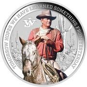 1 Dollar - Elizabeth II John Wayne, Tuvalu, 2022 reverse image