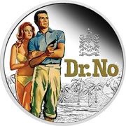 1 Dollar - Elizabeth II Dr. No, Tuvalu, 2022 reverse image