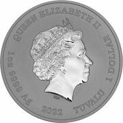 1 Dollar - Elizabeth II Ottifant; gilded obverse image