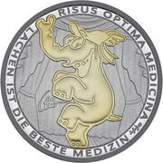 1 Dollar - Elizabeth II Ottifant; gilded, Tuvalu, 2022 reverse image