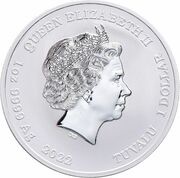 1 Dollar - Elizabeth II Chun-Li obverse image